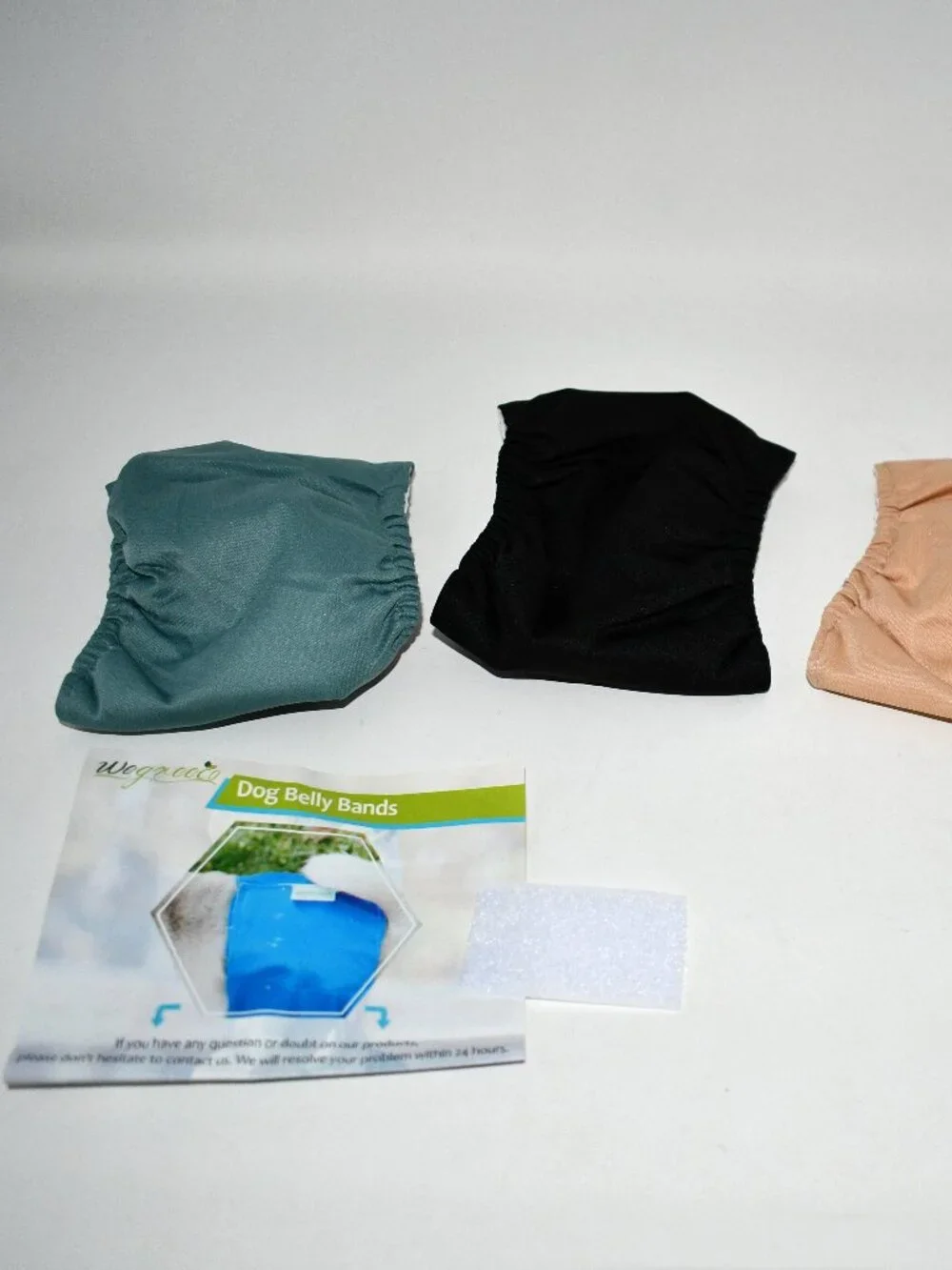 Wegreeco Premium Washable Male Dog Belly Band Multi Color Size: XS 9-10
